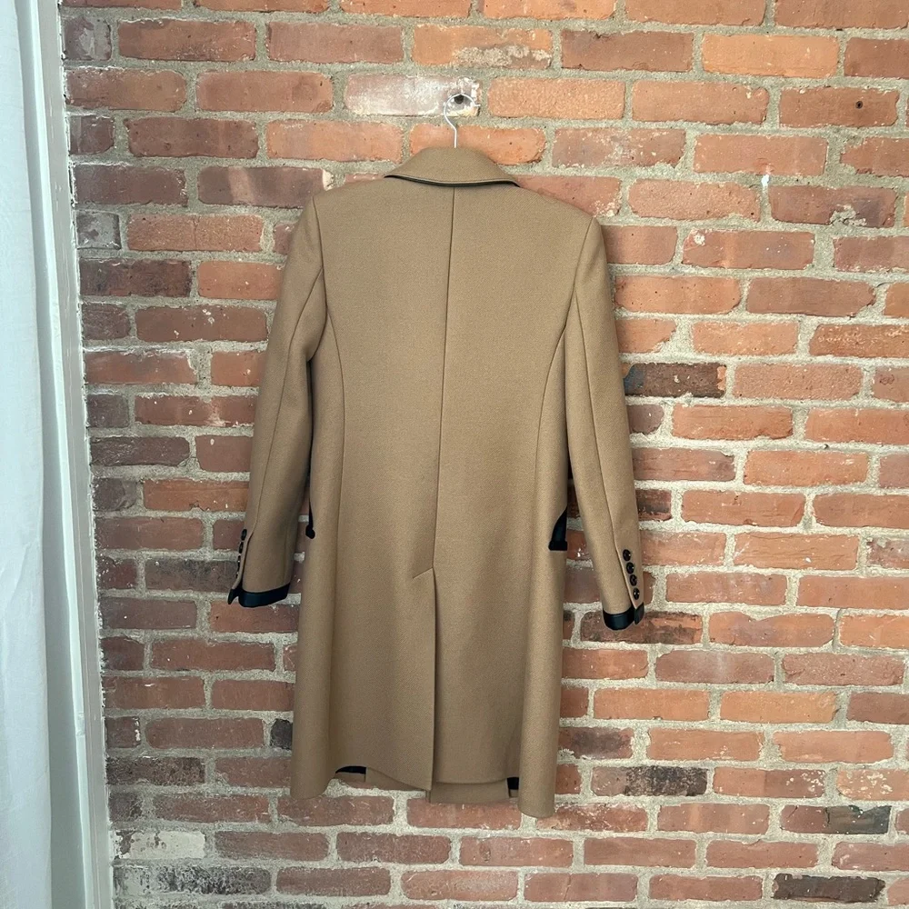Burberry Camel Wool Cashmere Trench Coat USA 4 - Picture 14 of 16